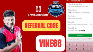 11Challengers Referral Code: Register to get sign-up Bonus using the promo code "VINE88"