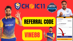 Choic11 Referral Code VINE88: Amount Withdrawal Procedure